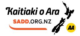 Logo for Kaitiaki o Ara - SADD.ORG.NZ