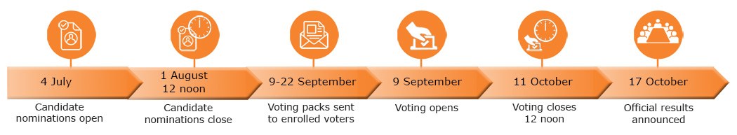 Vote 2025 timeline