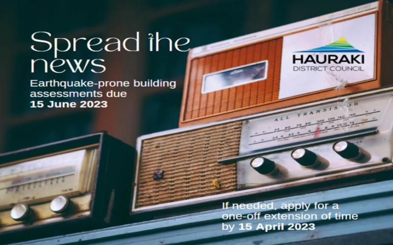 Image of vintage radios with message to spread the news, EQP engineering assessments due 15 June 2023